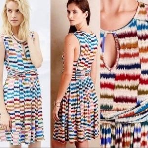Anthropologie Dresses - Anthro Multicolored Maeve Keyhole Sennebec Dress Anthropologie Dresses - Anthro Multicolored Maeve Keyhole Sennebec Dress